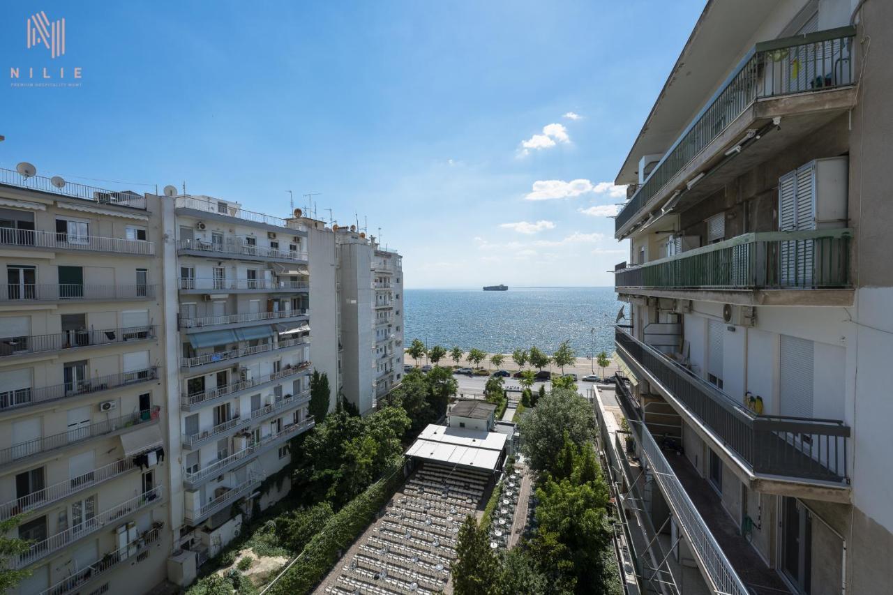 Awesome Sea View, Nilie Hospitality Mgmt Apartment Tesalonika Bagian luar foto